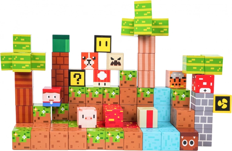 Δημιουργική pixel εμφάνιση και ποικίλα χρώματα