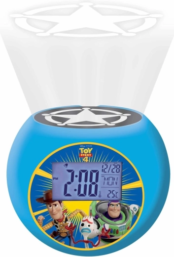 Παιδικό ραδιοξυπνητήρι με προβολέα TOY STORY 4 και οθόνη LCD