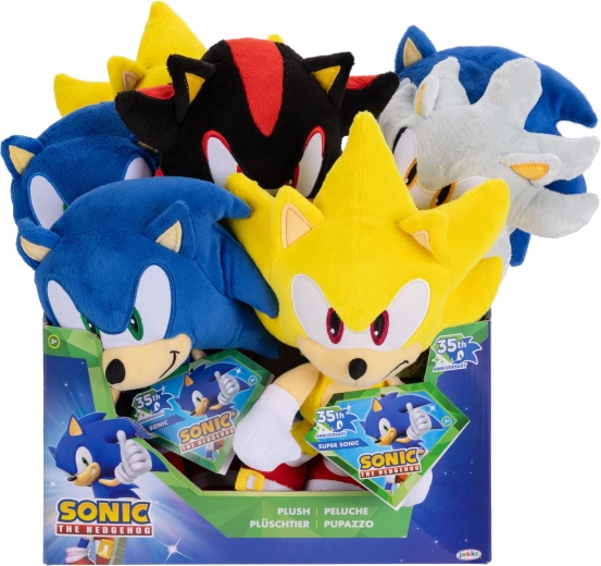 Sonic the Hedgehog λούτρινη φιγούρα 23 cm (Wave 14, διάφορες παραλλαγές) - 1 τεμάχιο