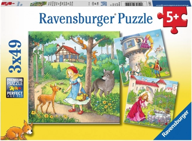 Ravensburger παζλ Κλασικά παραμύθια 3x49 κομμάτια
