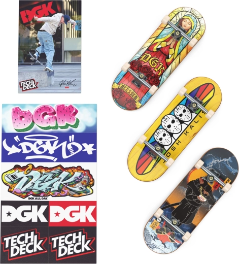 Τρία fingerboard DGK έτοιμα για κόλπα