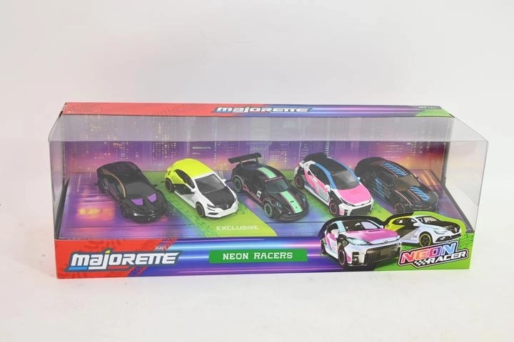 Majorette Neon Racer – πακέτο 5 τεμαχίων