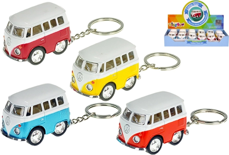 Μπρελόκ κλειδιών Volkswagen μικρολεωφορείο με μηχανισμό οπισθοκίνησης (κουρδιστό)
