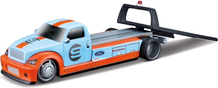 Maisto Flatbed 2019 Ford GT Heritage Edition ανοιχτό μπλε 1:64