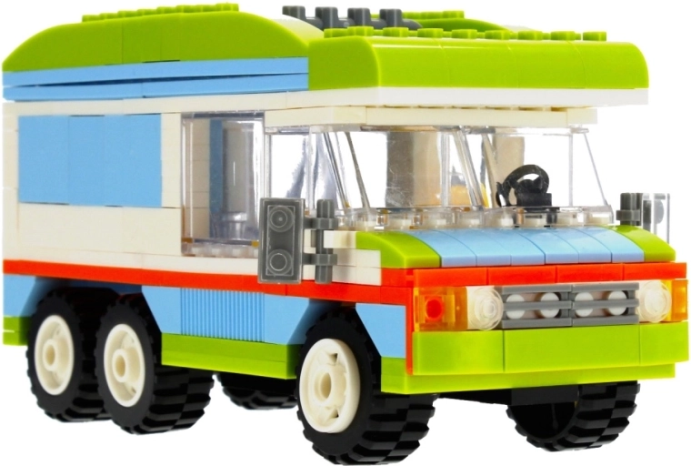 Τροχόσπιτο γεμάτο λεπτομέρειες