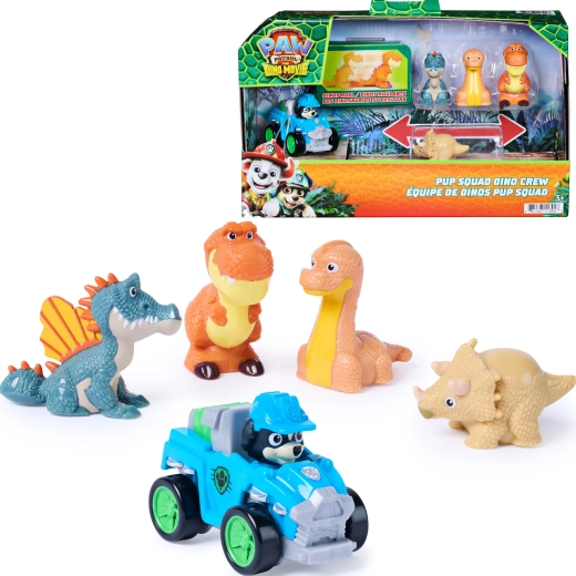 Spin Master Paw Patrol: The Dino Movie – σετ Rex με όχημα και φιγούρες δεινοσαύρων