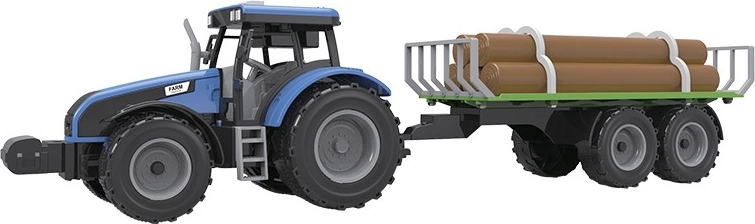 FARM SERVICE τρακτέρ με ρυμουλκούμενο για ξύλα με ήχους και φώτα