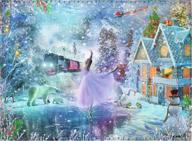 Παζλ Ravensburger Χειμερινό βασίλειο των θαυμάτων 300 κομμάτια