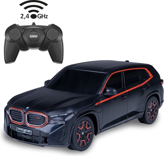 Τηλεκατευθυνόμενο αυτοκίνητο BMW XM σε κλίμακα 1:24, μαύρο