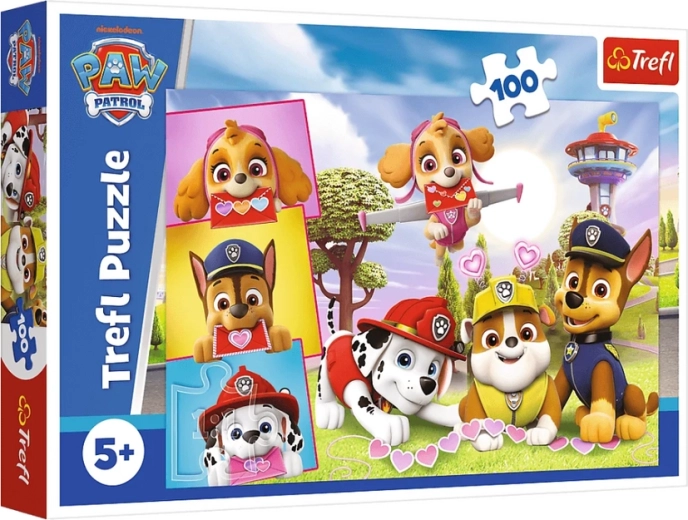 Παζλ 100 κομματιών – Ατρόμητα κορίτσια – PAW PATROL – Trefl