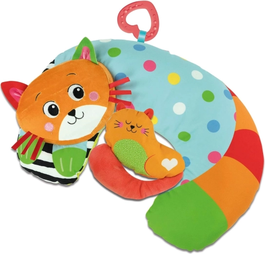 Clementoni Baby μαξιλαράκι για παιχνίδι μπρούμυτα Kitty Cat