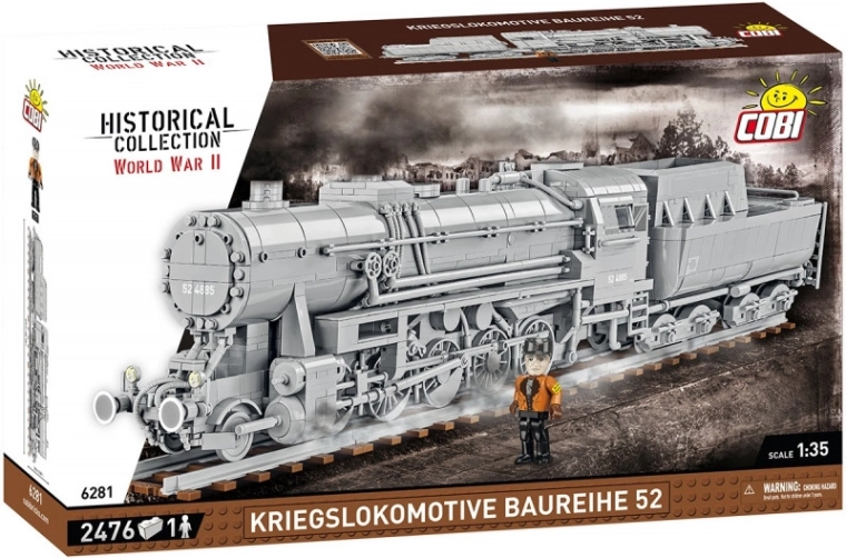 Σετ κατασκευής ατμομηχανής KriegsLokomotive Baureihe 52 σε κλίμακα 1:35 από την COBI