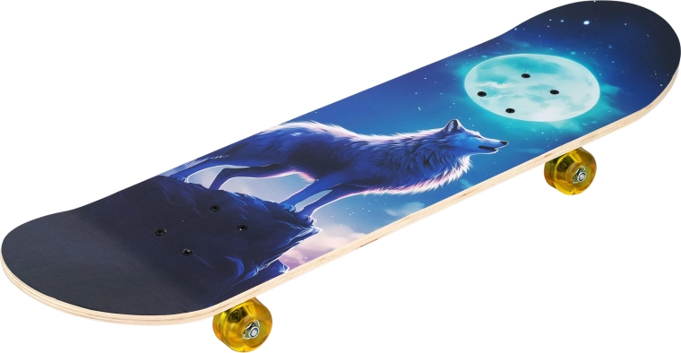 Skateboard Wolf 31" με μοτίβο λύκου