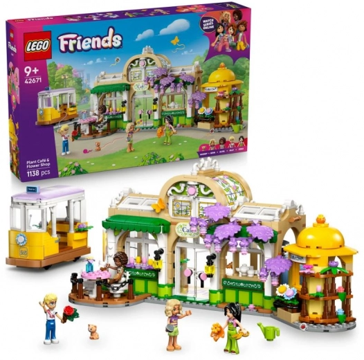 LEGO® Friends 42671 Καφέ γεμάτο φυτά και ανθοπωλείο