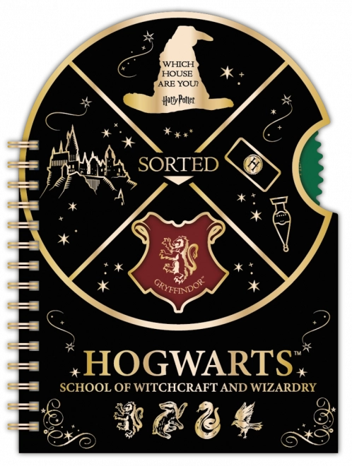 Harry Potter μπλοκ με spinner Χόγκουαρτς, με γραμμές