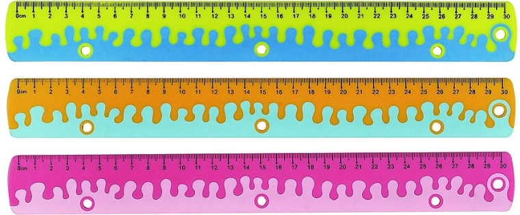 Χάρακας KEYROAD Coral 30 cm