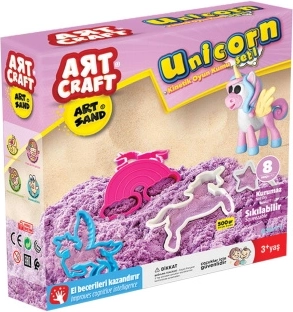 Art craft κινητική άμμος μονόκεροι 500 g - 1 τεμάχιο