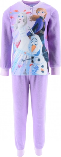 Παιδική fleece πιτζάμα Disney Frozen σε κουτί δώρου, σκούρο μωβ