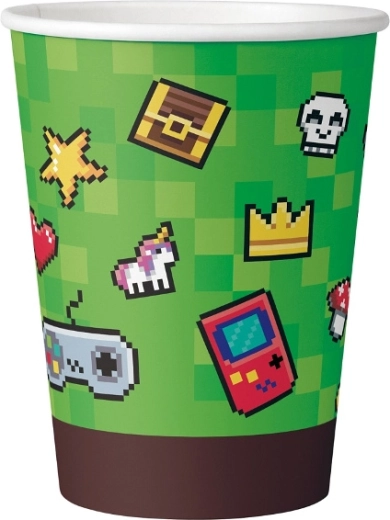 Χάρτινα ποτηράκια Game On 200 ml (συσκευασία 6 τεμ.)