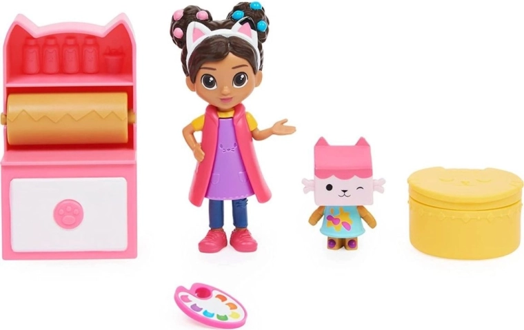 Gabby’s Dollhouse μικρό σετ παιχνιδιού: καλλιτεχνικό εργαστήριο