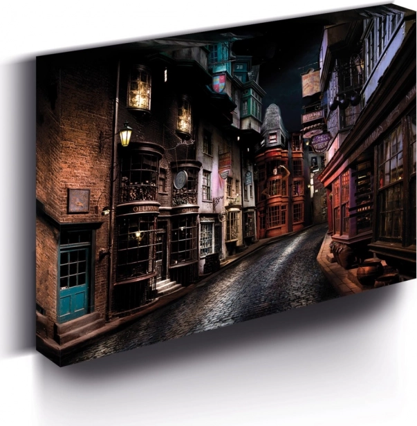 LED κάδρο 30×40 cm Harry Potter – Διαγώνιος Αλέα