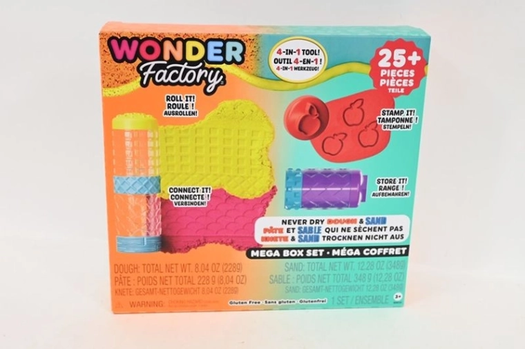 MGA Wonder Factory μοντελίνα που δεν στεγνώνει ποτέ και κινητική άμμος – σετ