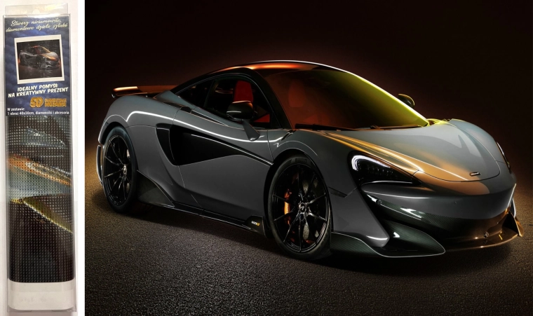 Norimpex ζωγραφική με διαμάντια McLaren 600LT 30 × 40 cm