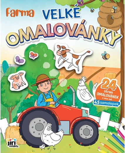 Μεγάλες ζωγραφιές για χρωμάτισμα Φάρμα
