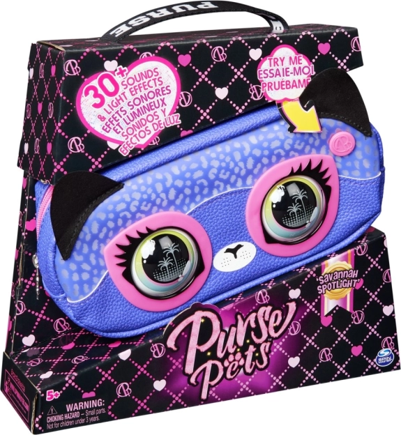 Διαδραστικό τσαντάκι μέσης Γατόπαρδος Purse Pets