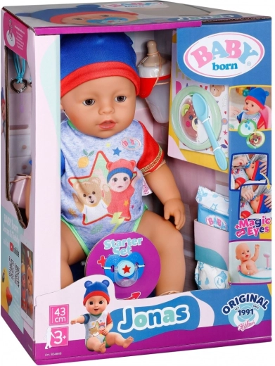 Κούκλα BABY born Jonas με 10 λειτουργίες και αξεσουάρ