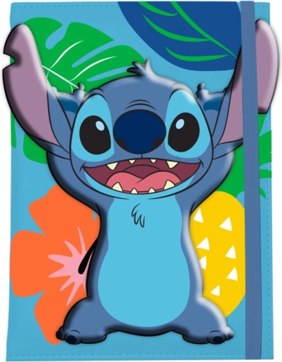 Lilo a Stitch premium 3D μπλοκ A5 μπλε