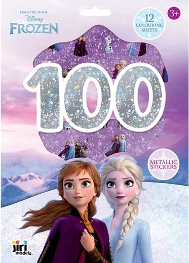 Disney Frozen – σετ μεταλλικών αυτοκόλλητων και σελίδων ζωγραφικής (100+ τεμ.)