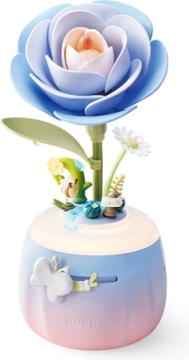 Robotime ROKR floral art 3D παζλ λάμπα καμέλια (73 κομμάτια)