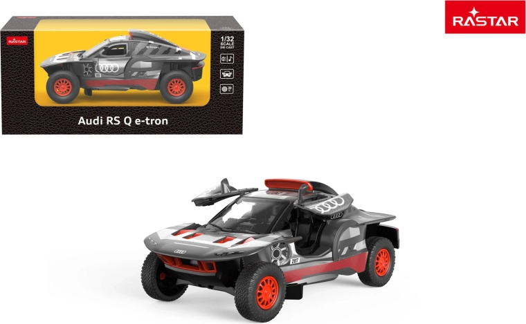 Rastar μεταλλικό αυτοκίνητο Audi RS Q e-tron 1:32 γκρι - 1 τεμάχιο