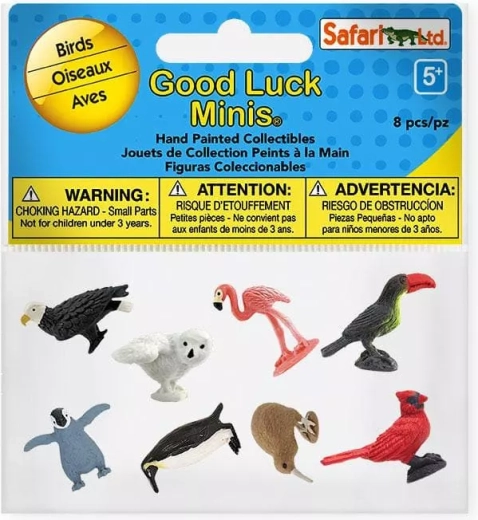 Safari Ltd. μίνι φιγούρες πουλιών Good Luck Minis Funpack