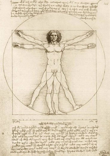 Παζλ Βιτρούβιος Άνδρας 1000 κομμάτια από τον LEONARDO DA VINCI