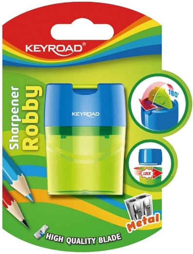 Ξύστρα Keyroad Robby Duo με δοχείο