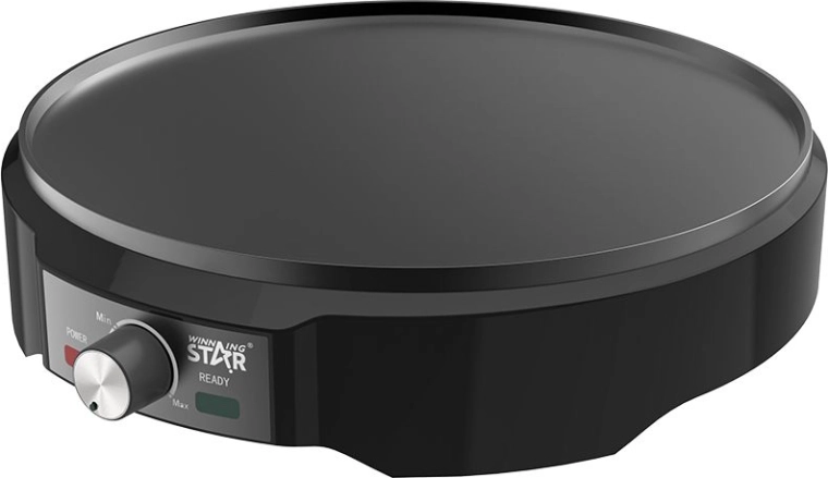 WinningStar ηλεκτρική συσκευή για κρέπες 1200 W μαύρη