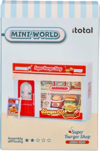i-Total μίνι κατάστημα γρήγορου φαγητού burger DIY