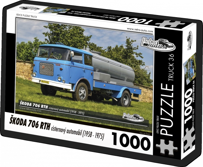 Παζλ Retro-auta Škoda 706 RTH βυτιοφόρο όχημα – 1000 κομμάτια