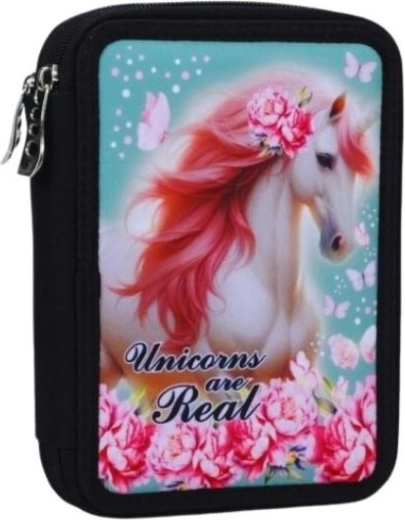 Εξοπλισμένη διώροφη κασετίνα Back me up Unicorns are real