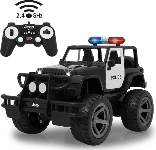 RC Jeep Wrangler Police με τηλεχειριστήριο
