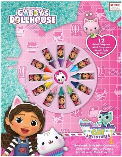 Σετ ζωγραφικής mini ξυλομπογιές 12 χρωμάτων Gabby’s Dollhouse (Το Κουκλόσπιτο της Gabby)