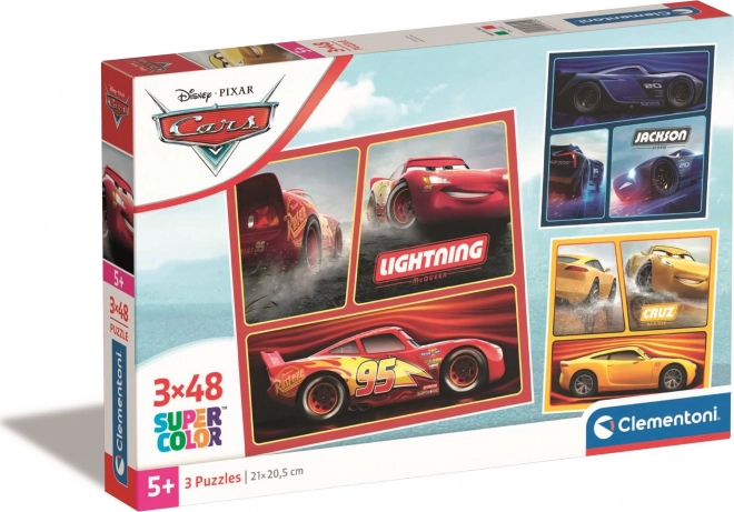Παζλ 3x48 κομμάτια Disney Αυτοκίνητα