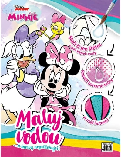 Ζωγράφισε με νερό A4 Minnie