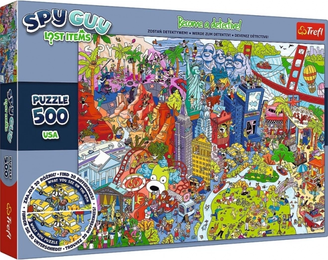 Παζλ Spy Guy Lost Items USA 500 κομμάτια