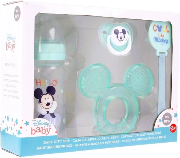 Βρεφικό σετ δώρου Mickey - 4 τεμάχια