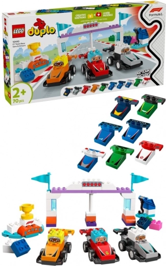 LEGO® DUPLO® 10445 Αγωνιστικά αυτοκίνητα και οδηγοί ομάδας F1®