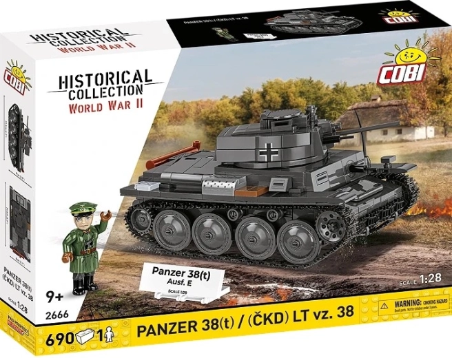 Σετ κατασκευής άρματος Panzer 38(t) / LT vz. 38 2 σε 1 – 690 κομμάτια