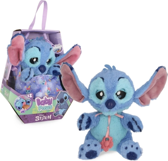 Λούτρινο STITCH Baby Paws με ήχους και πιπίλα